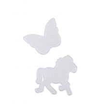 Pärlplattor häst & fjäril (2 st)