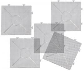 Pärlplattor kvadrat (10 st)